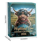 Highland Cow Collectible Figure Advent Calendar 2026
