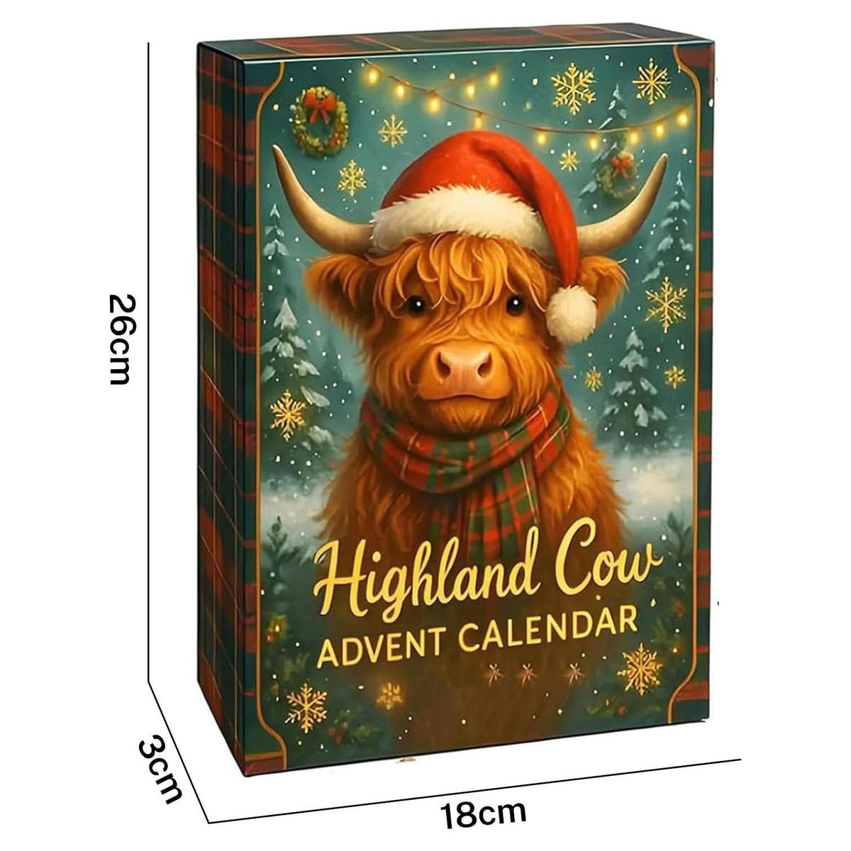 Santa’s Highland Cow Advent Calendar