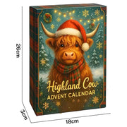 Santa’s Highland Cow Advent Calendar