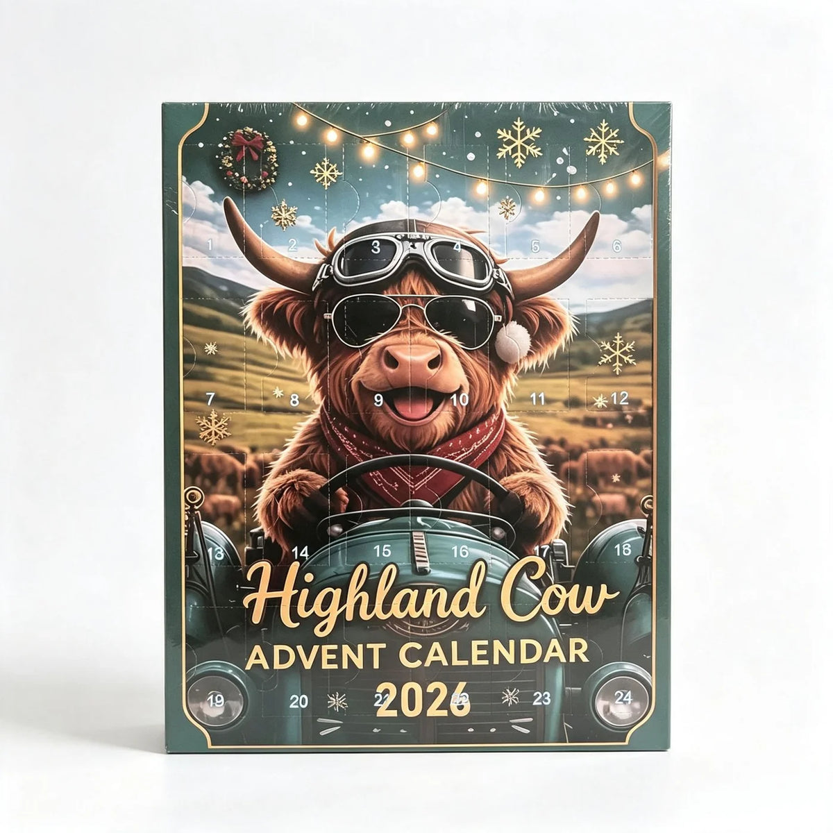 Highland Cow Collectible Figure Advent Calendar 2026